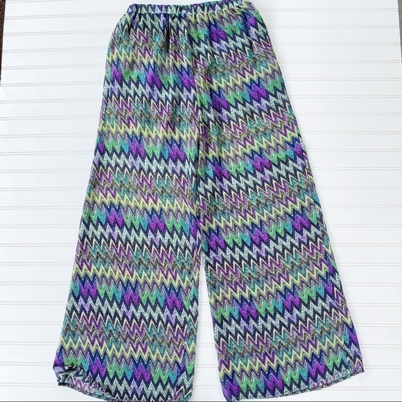 Umgee Wide leg Palazzo pants Size Small - Picture 1 of 8